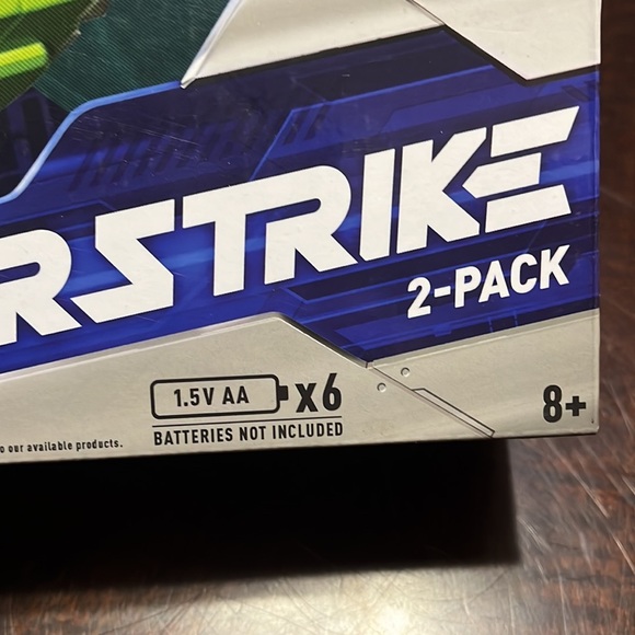 NIB Nerf Laser Strike 2 pack laser guns gun blue green - Picture 7 of 7